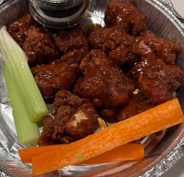 Boneless Teriyaki Wings.